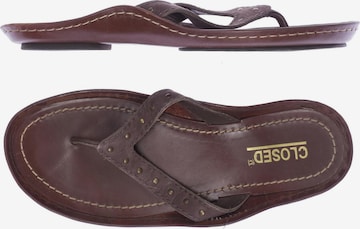 Closed Sandals & High-Heeled Sandals in 40 in Brown: front
