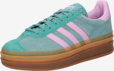 Sportbačiai be auliuko 'GAZELLE BOLD' iš ADIDAS ORIGINALS, spalva – mėtų spalva / orchidėjų spalva, Prekių apžvalga