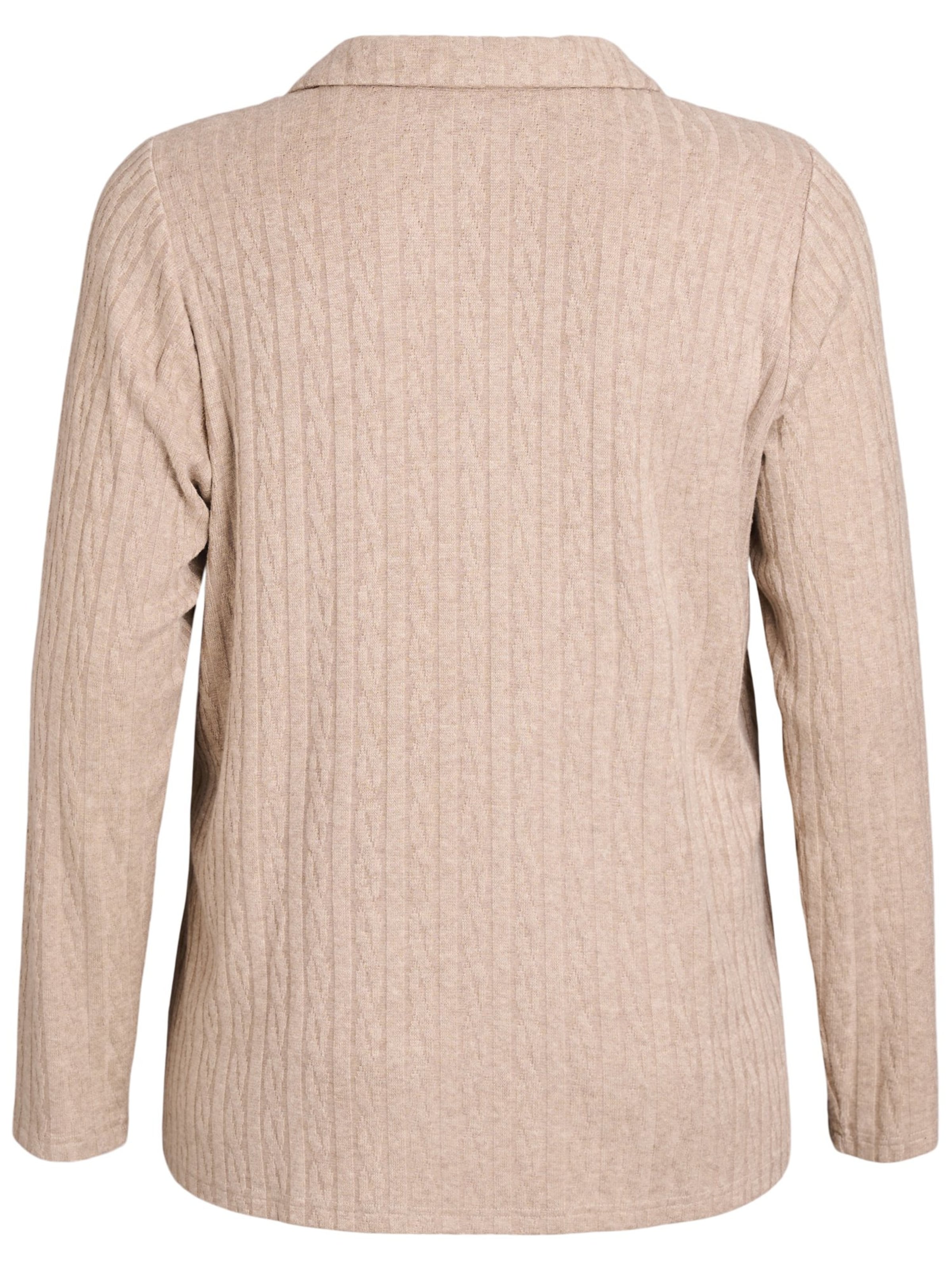 Zizzi Свитер в Бежевый