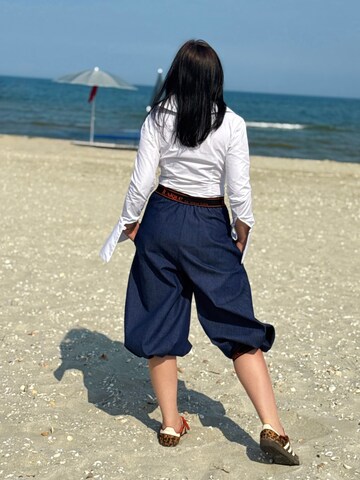 regular Pantaloni 'Pantalon pirat 3/4, denim, albastru' di IUnique in blu