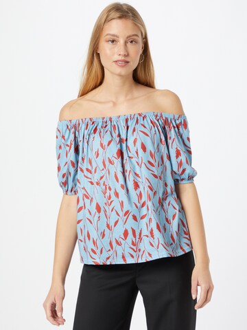 In The Style Shirt 'JOSSA' in Blauw: voorkant