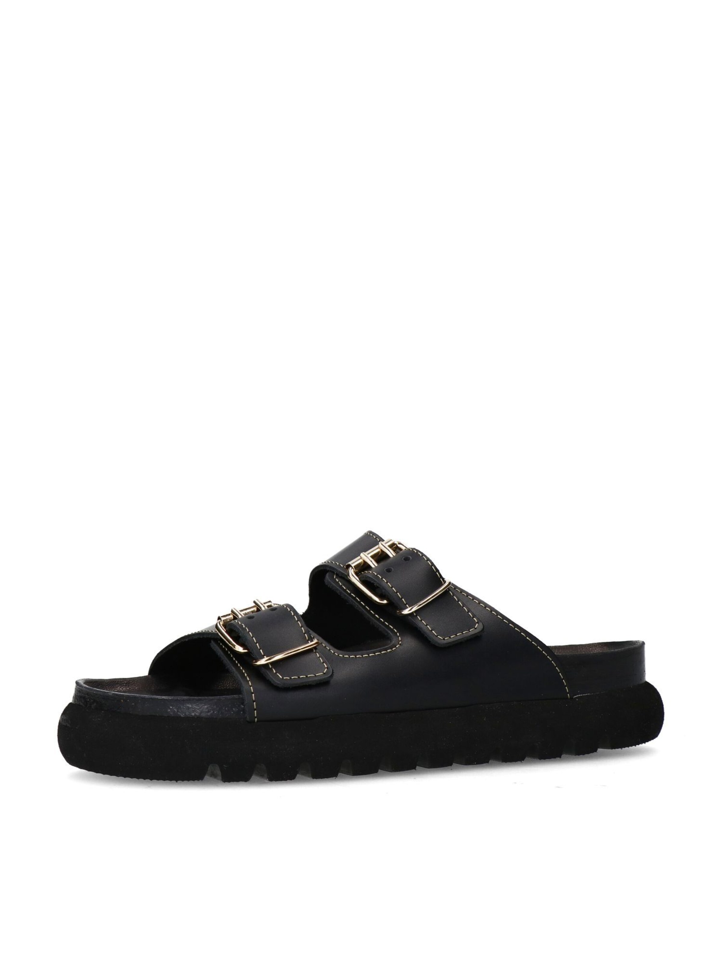 Mule SACHA en noir : devant