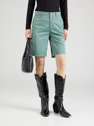 Regular Pantalon chino s.Oliver en vert : devant