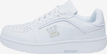 Sneaker bassa 'Court Combat' di Dada Supreme in bianco: frontale