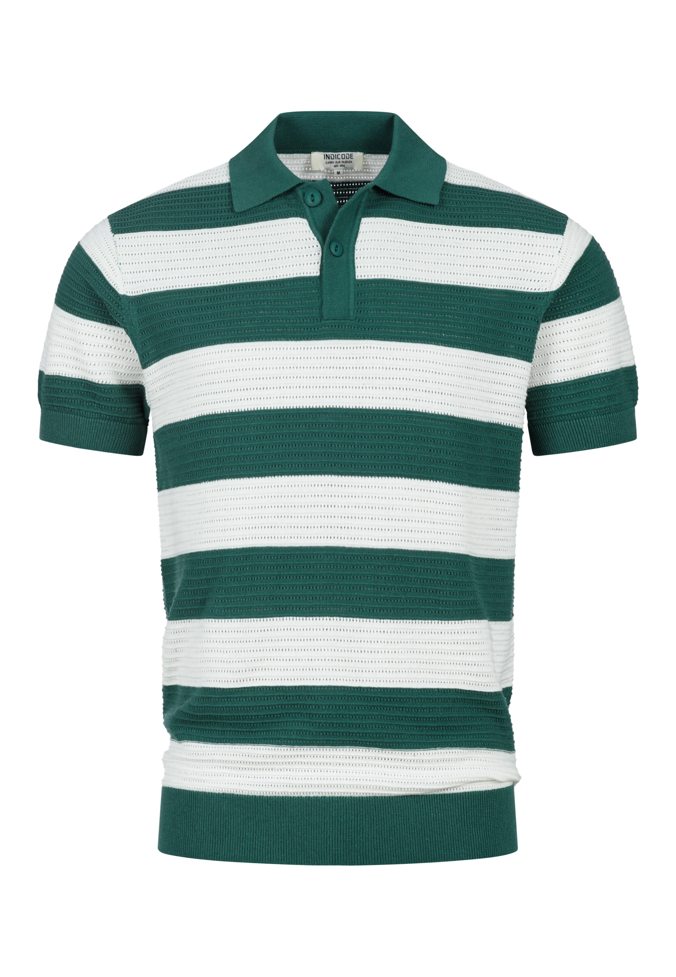 INDICODE JEANS Shirt ' INTidsel ' in Green: front