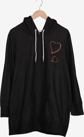 SHEEGO Kapuzenpullover 4XL in Grau: Vorderseite