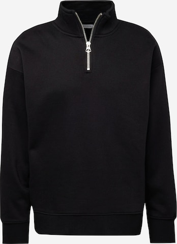 Sweat-shirt TOPMAN en noir : devant