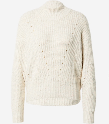 TOM TAILOR DENIM Sweater in Beige: front