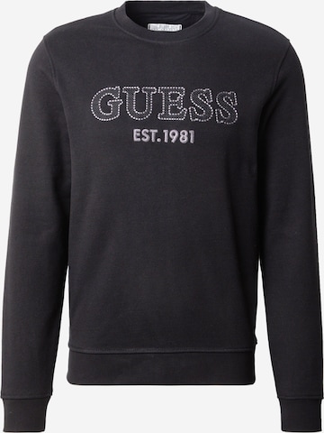 juoda GUESS Megztinis be užsegimo 'Beau': priekis