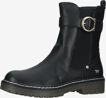 Bottes MUSTANG en noir : devant