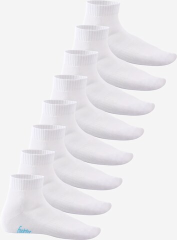 footstar Socken 'EVERYDAY!' in Weiß: Vorderseite