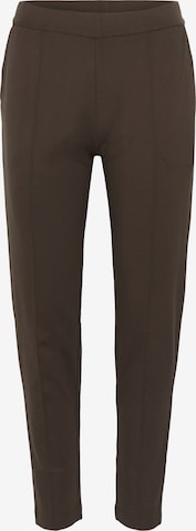 SAINT TROPEZ Regular Hose 'GennySZ' in Braun: Vorderseite