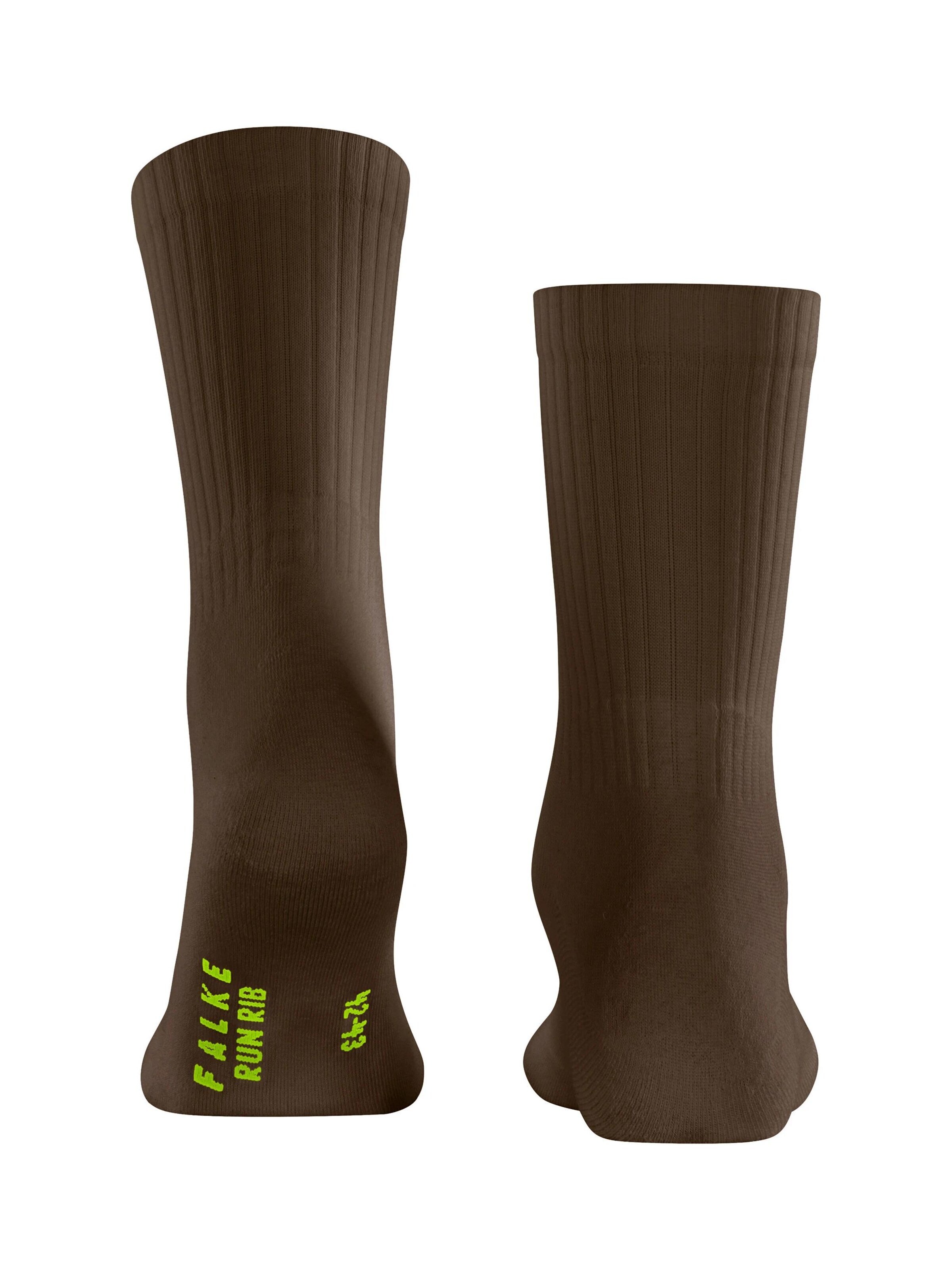 FALKE Socken 'Run Rib Crew'‌‌‌‌‌‌‌ in Braun