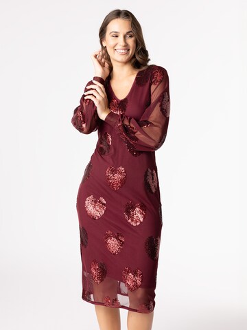 Quiosque Dress in Red: front