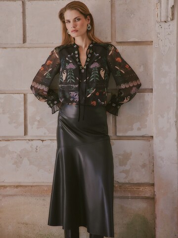 Camicia da donna di love & roses in nero