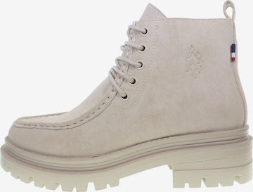 U.S. POLO ASSN. Boots in White: front
