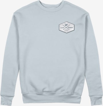 Sweat-shirt Surf Monkey en bleu : devant
