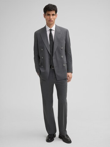 STRELLSON Regular Pleated Pants 'Joe ' in Grey