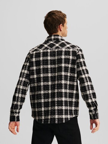Karl Lagerfeld Regular Fit Hemd in Schwarz