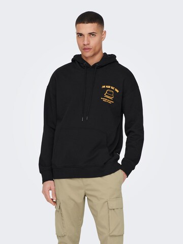 Only & Sons Sweatshirt 'Faris' in Black