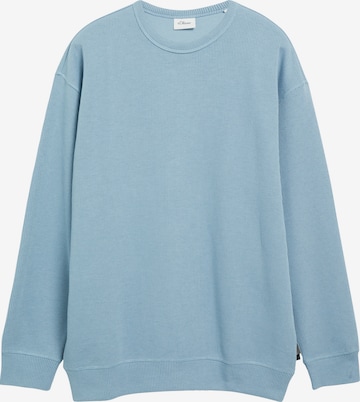 Sweat-shirt s.Oliver en bleu : devant