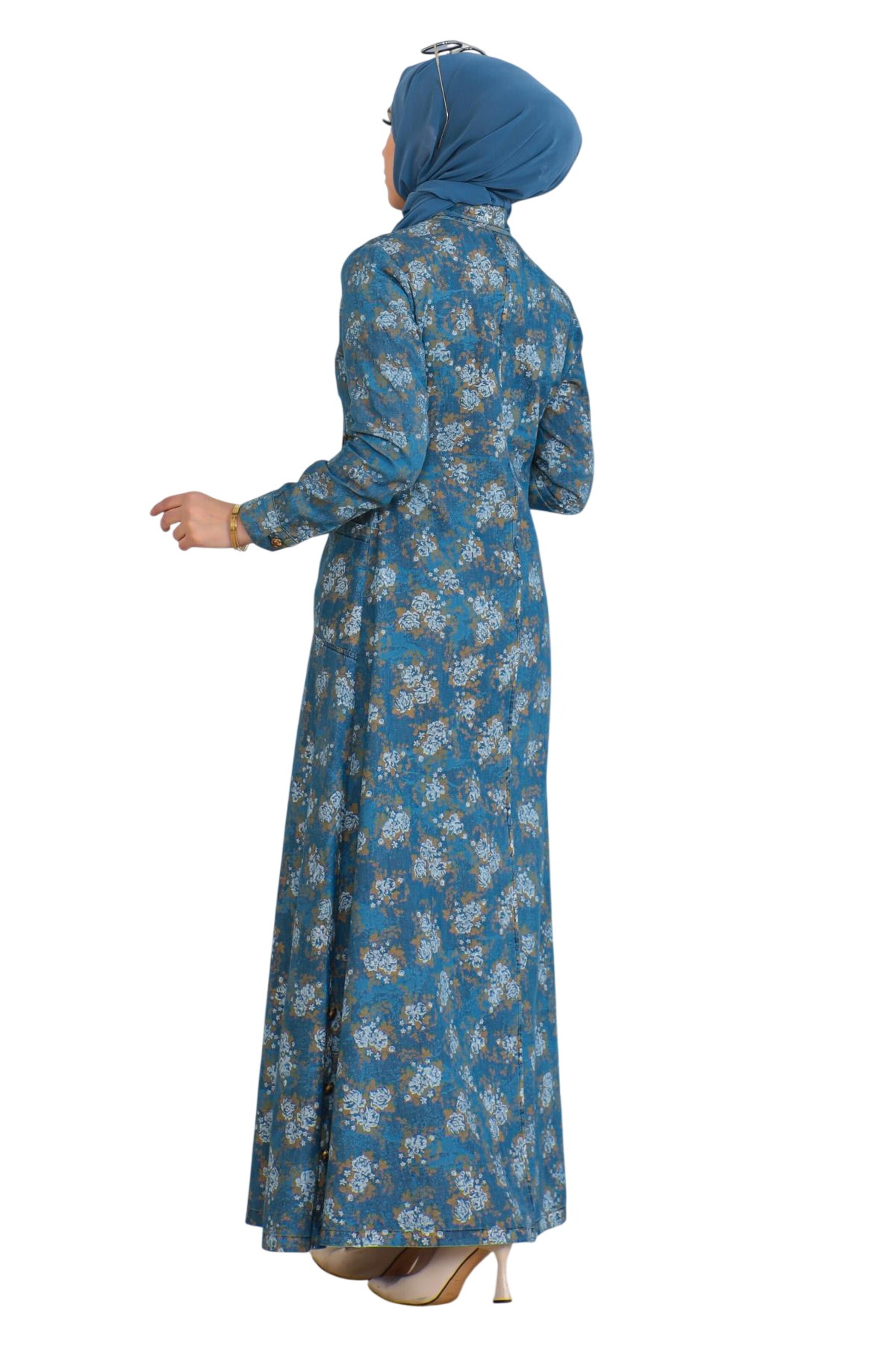 MODAMIHRAM Kleid in Blau