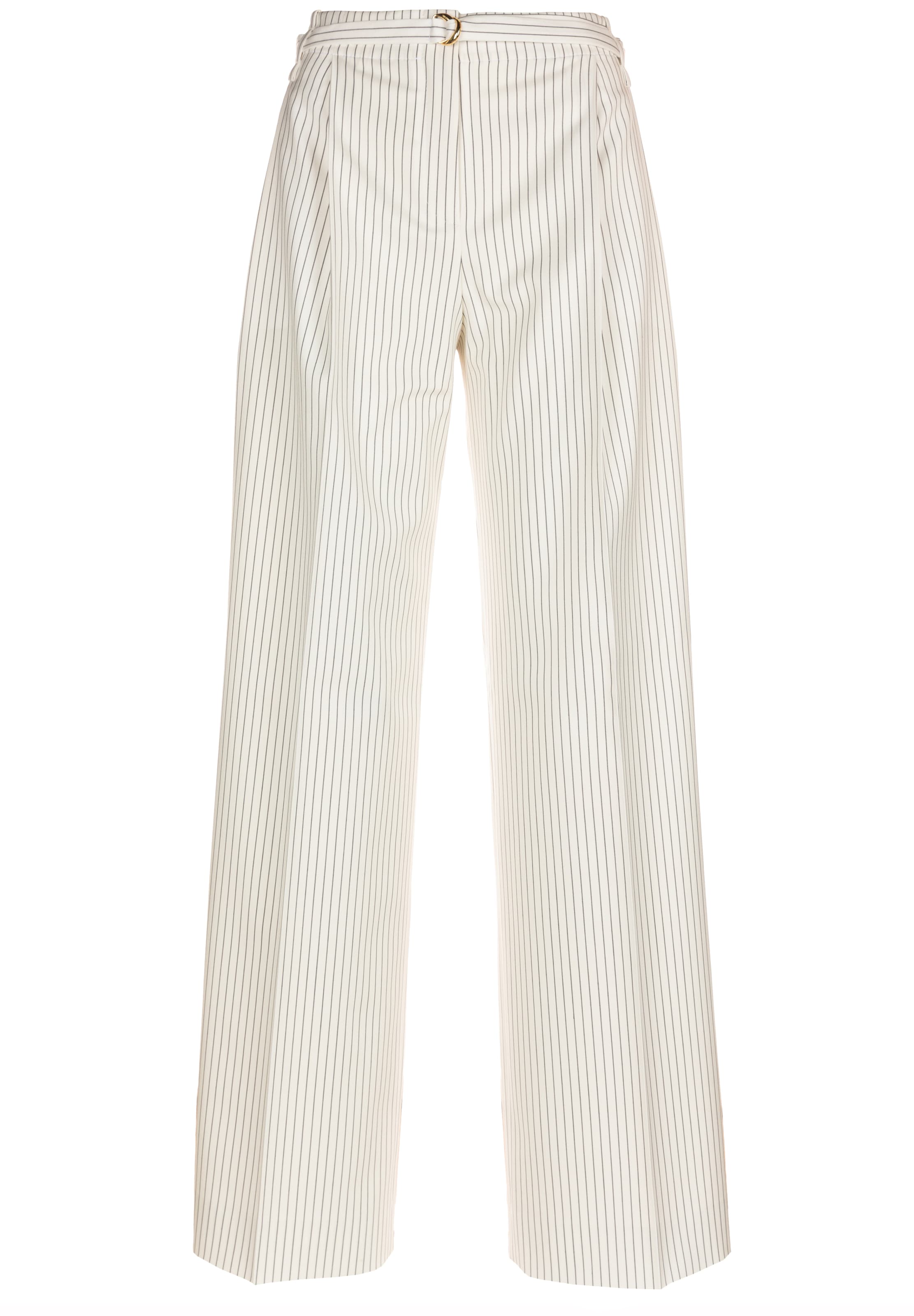 HUGO Wide Leg Hose ' Hejuly ' in Weiß: Vorderseite