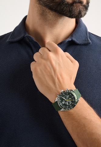 Montre à affichage analogique ' KEDGE ' NAUTICA en vert : devant