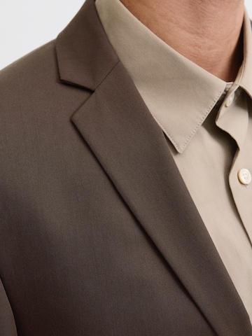 JACK & JONES Slim fit Business-colbert 'JPRFranco' in Bruin