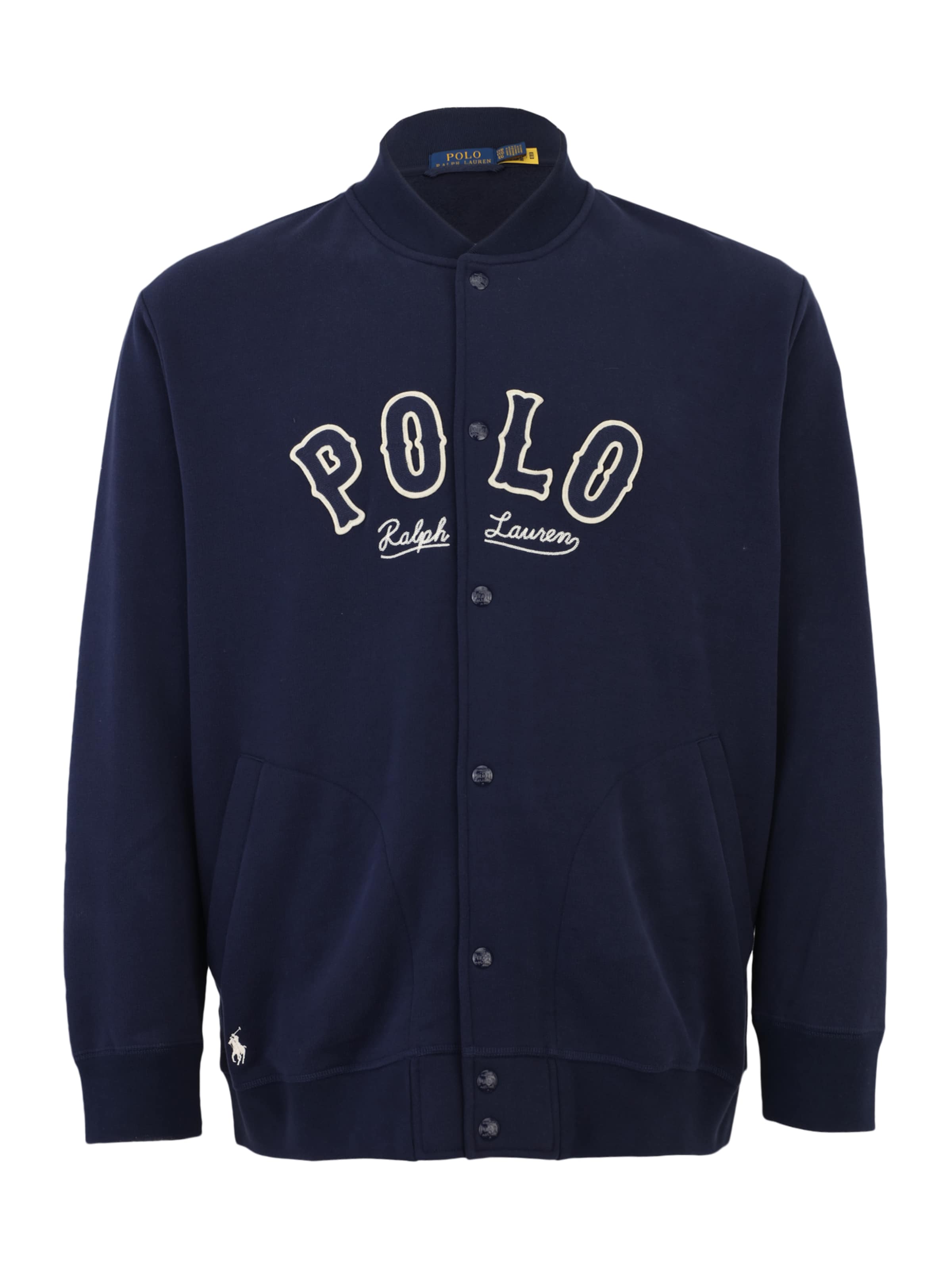 Polo Ralph Lauren Big & Tall Sweatvest in Blauw: voorkant