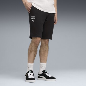 PUMA Regular Broek 'Aramco F1® Team Essentials' in Zwart: voorkant