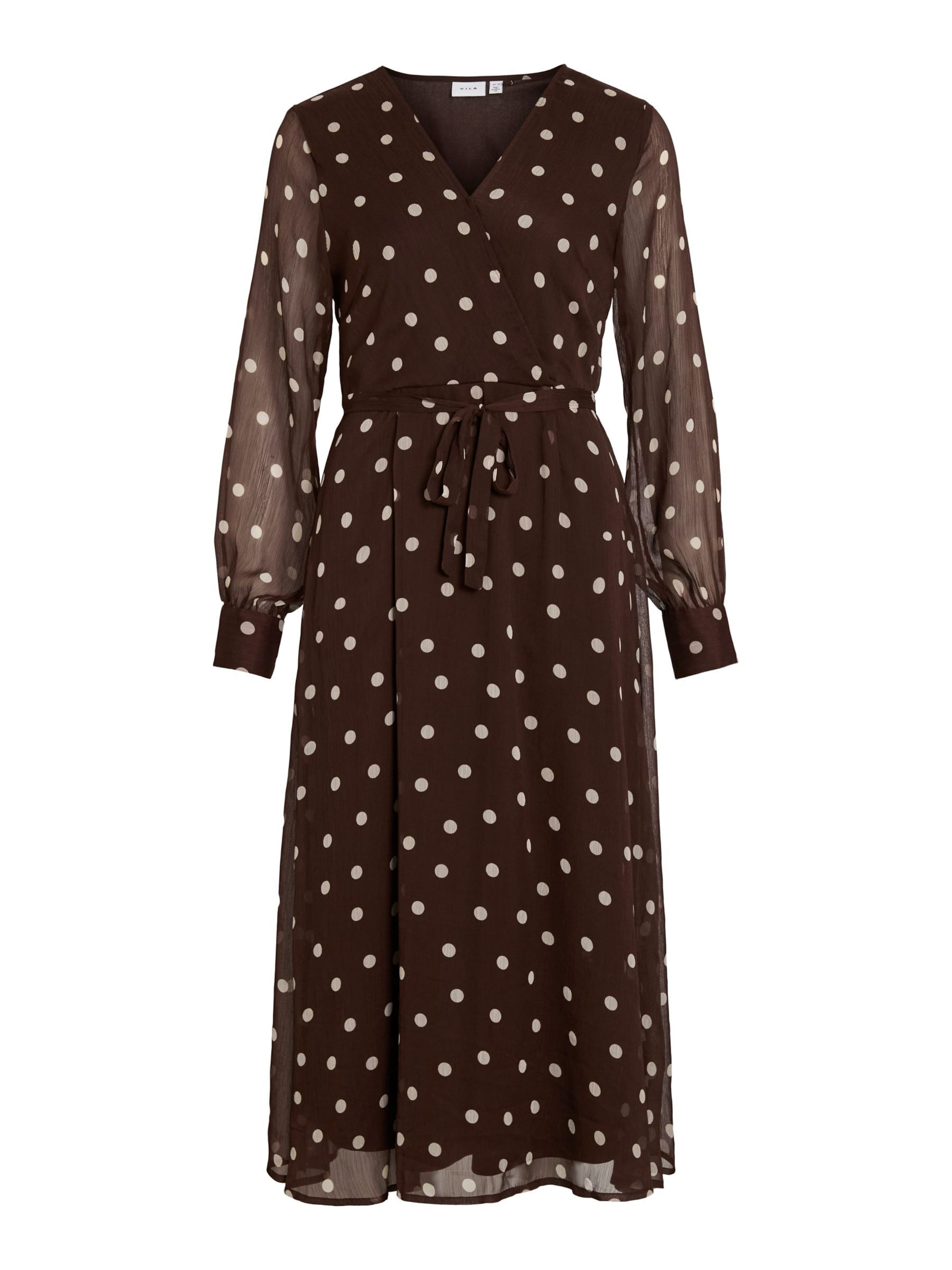 Robe 'VIFALIA' VILA en marron : devant