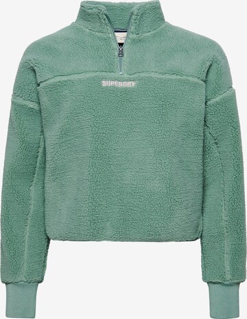 Superdry Sweater 'Henley' in Green: front