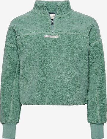 Pull-over 'Henley' Superdry en vert : devant