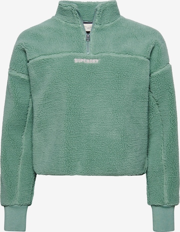 Pulover 'Henley' de la Superdry pe verde: față