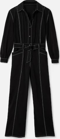 Desigual - Jumpsuit en negro: frente