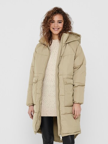 ONLY - Abrigo de invierno 'Gabi' en beige: frente