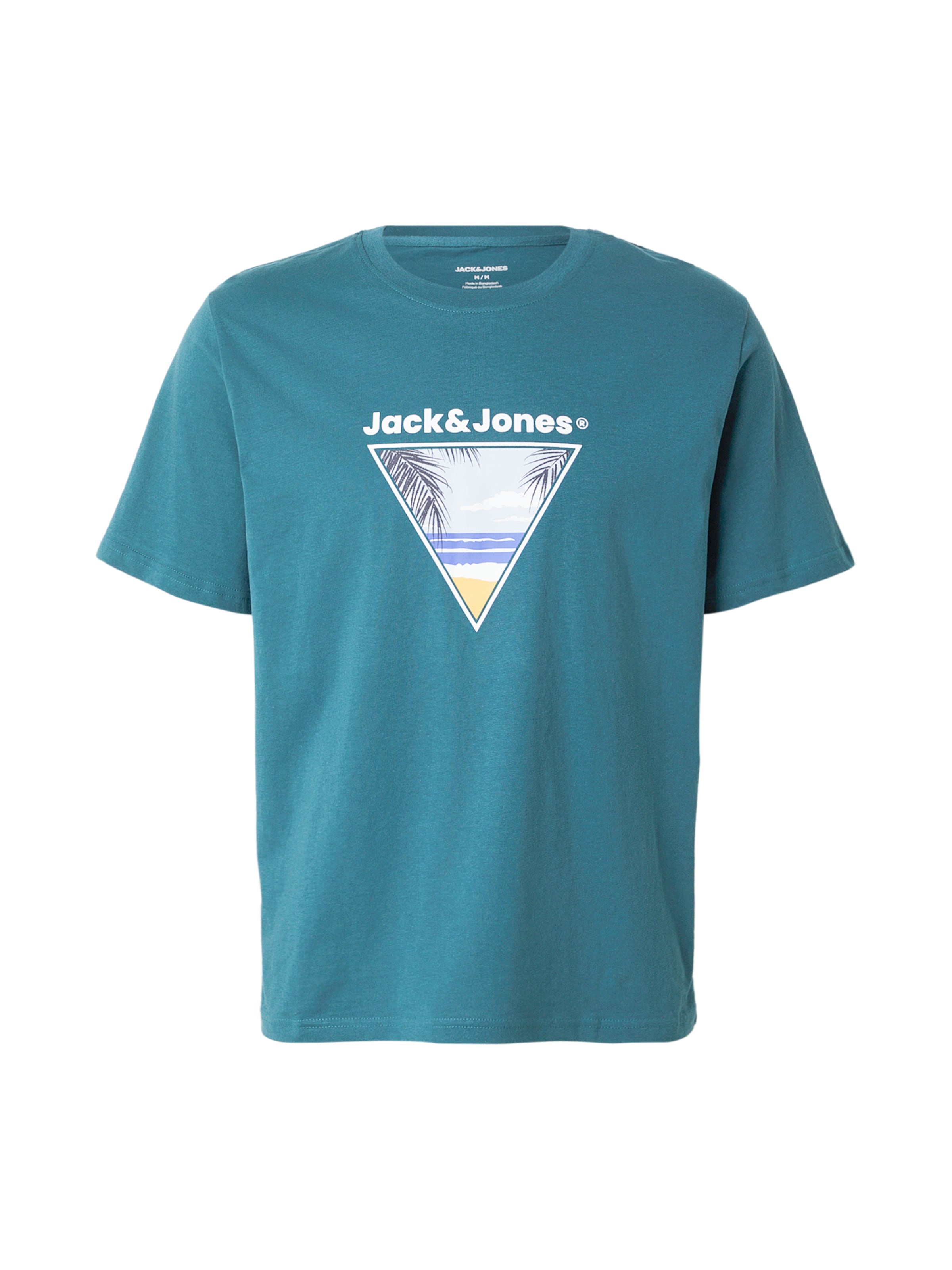 zaļš JACK & JONES T-Krekls 'JJPERRY': no priekšpuses