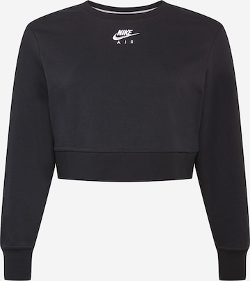 Nike Sportswear Sweatshirt in Black: front