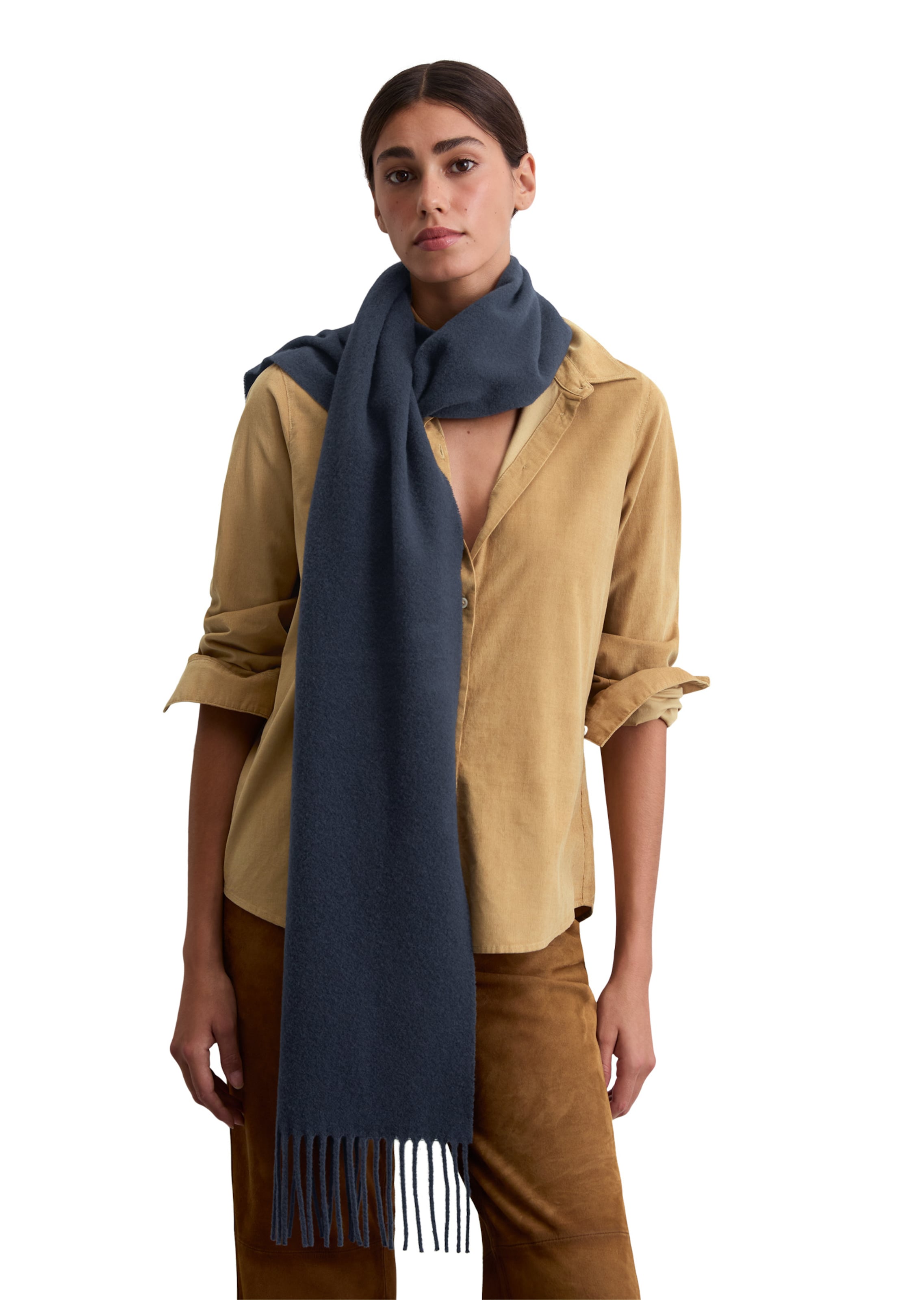 Marc O'Polo Scarf in Blue: front