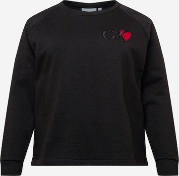 Calvin Klein Curve Sweatshirt in Schwarz: predná strana