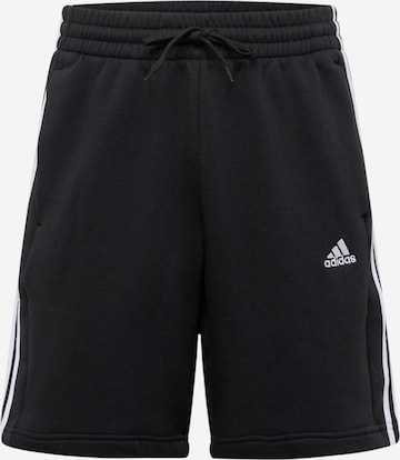 ADIDAS SPORTSWEAR Normalny krój Spodnie sportowe 'Essentials' w kolorze czarny: przód
