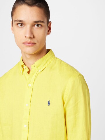 Regular fit Camicia di Polo Ralph Lauren in giallo