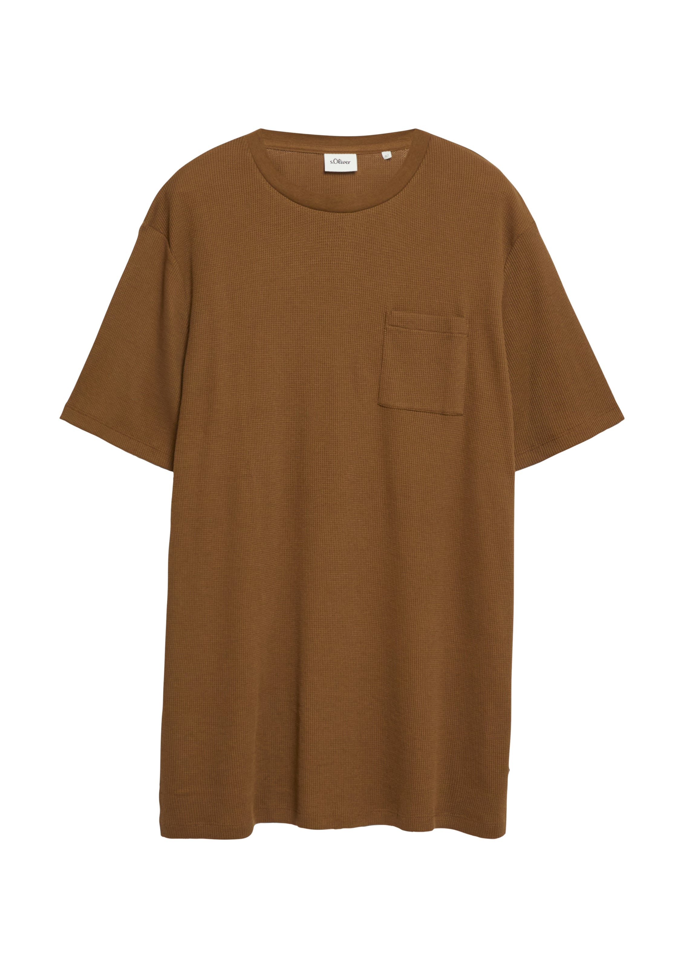 s.Oliver T-Shirt en XXL en marron, Vue avec produit