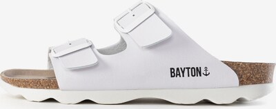 Bayton Šľapky 'Atlas' - čierna / biela, Produkt