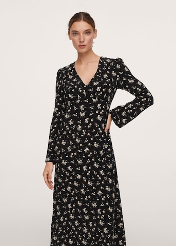 Robe 'Florence' MANGO en noir : devant