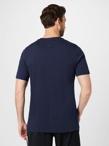 ADIDAS SPORTSWEAR Performance shirt 'Essentials Big Logo' in Blue