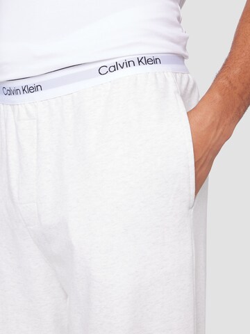 Calvin Klein Ozke Hlače | bela barva