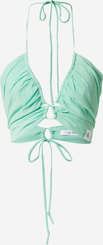 Calvin Klein Jeans Top in Green: front