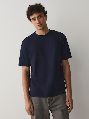 Next T-Shirt 'Essential' in Blau: Vorderseite